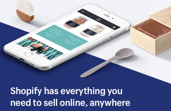 Sell online through Shopify